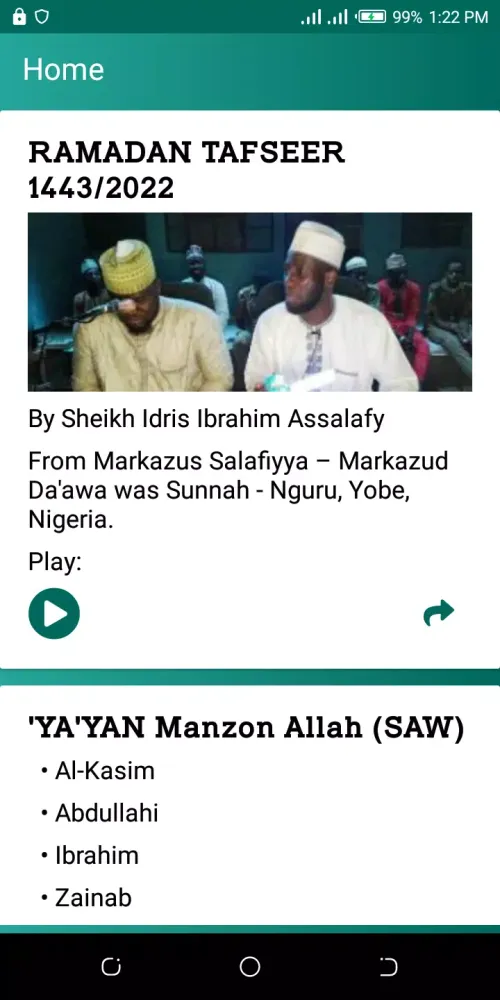 Sheikh Idris Ibrahim Assalafy Screenshots