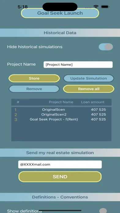 Real Estate Capital Gain Screenshots