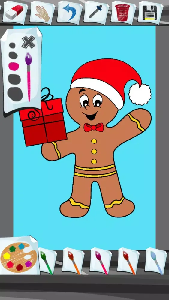 Captures d'écran de Christmas Coloring Book App