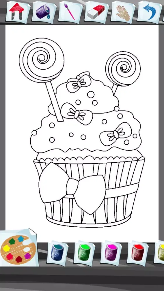 Cupcake Coloring Book App應用截圖