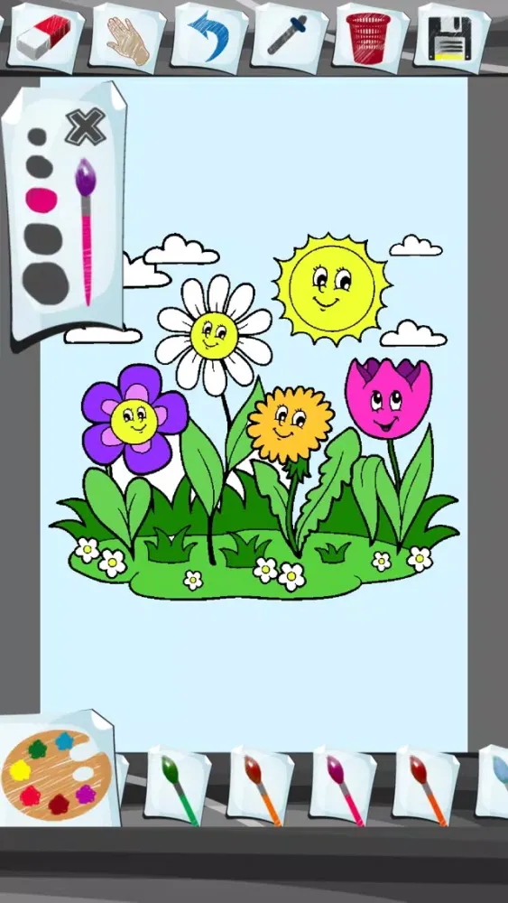 Flower Coloring Book App स्क्रीनशॉट