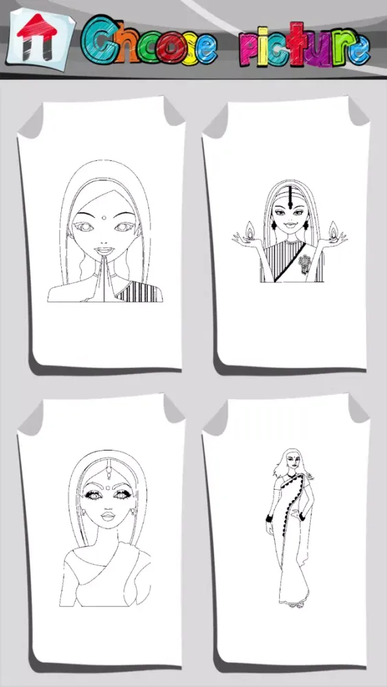 Hindi Coloring Book Screenshots