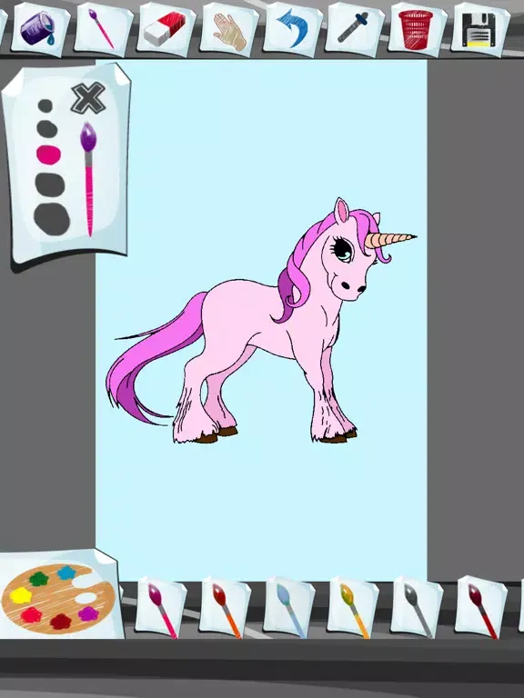 Zrzuty ekranu Unicorn Coloring Book iPad 