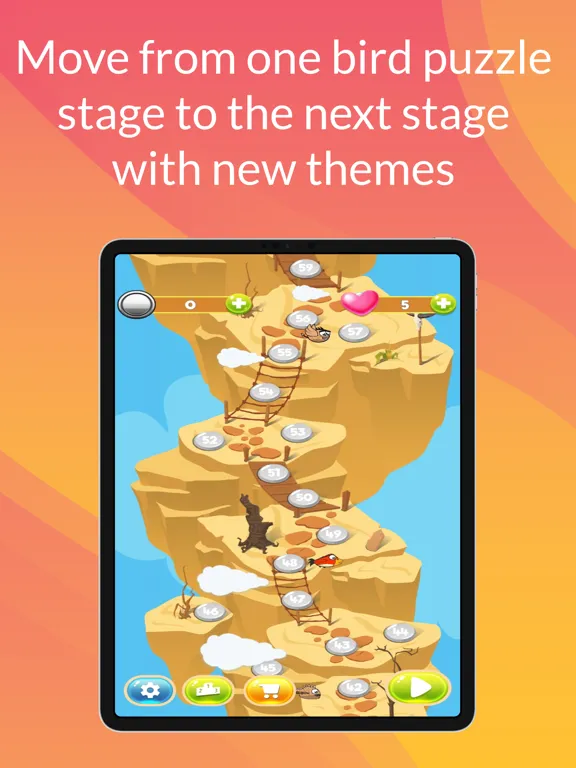 Capturas de tela do Cute Birds: Match3 Puzzle iPad 