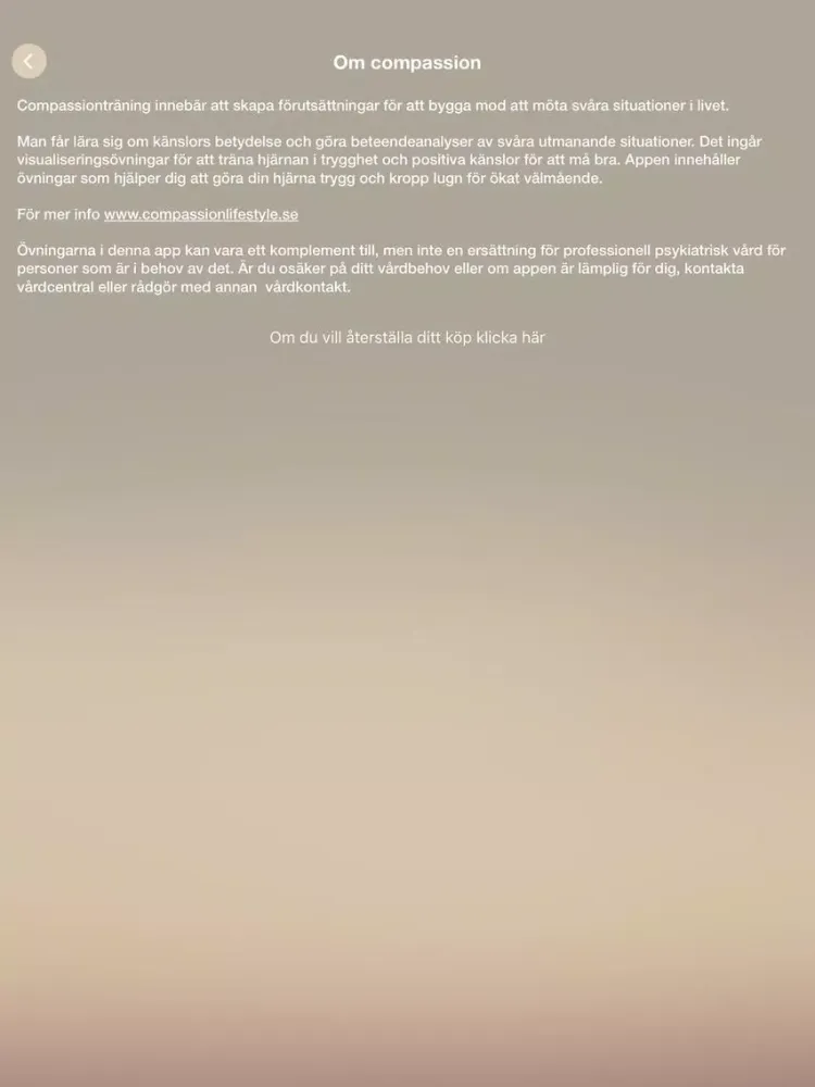 Capturas de pantalla de Compassion Lifestyle iPad 