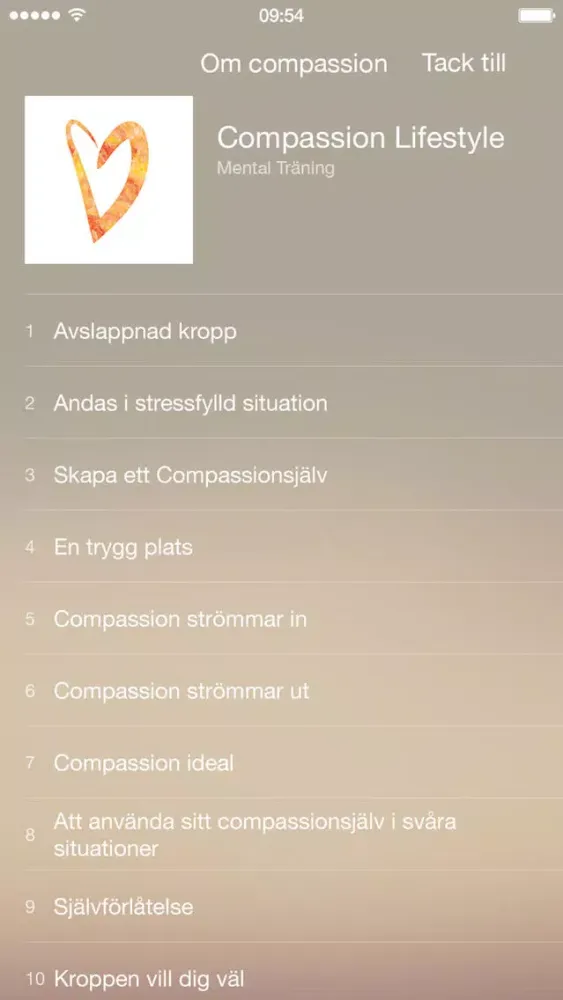 Capturas de pantalla de Compassion Lifestyle