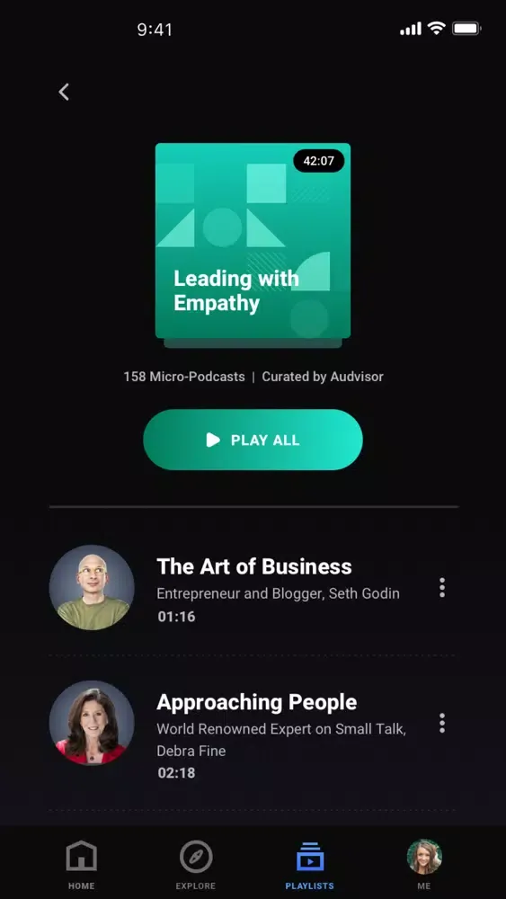 Tangkapan layar Audvisor