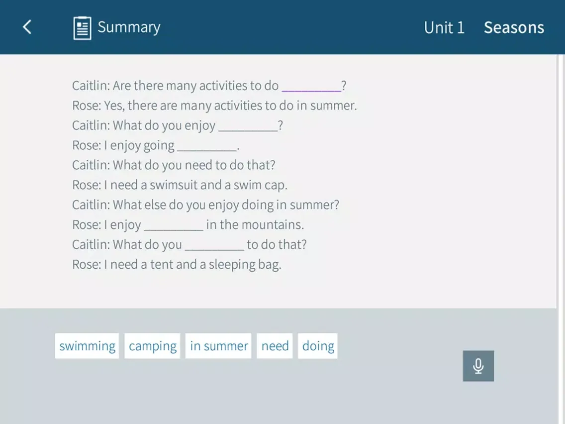 Guided Writing Plus 1 iPad 应用截图
