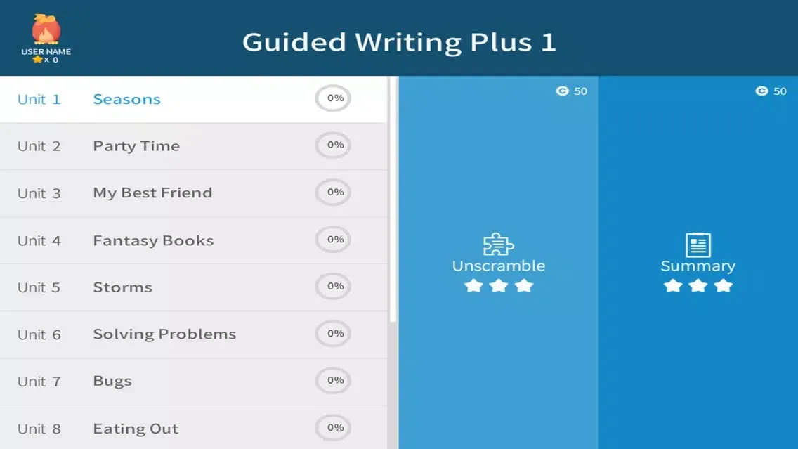 Guided Writing Plus 1应用截图
