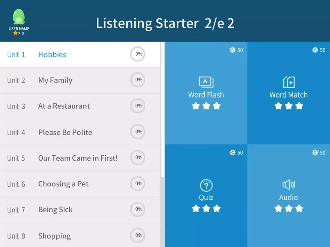Zrzuty ekranu Listening Starter 2nd 2 iPad 