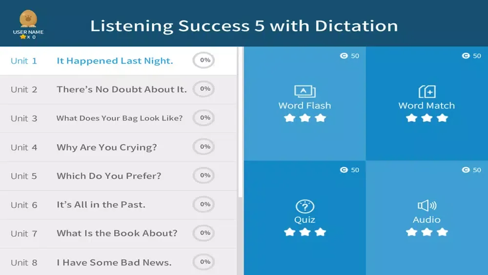 Listening Success 5 with Dictation Screenshots