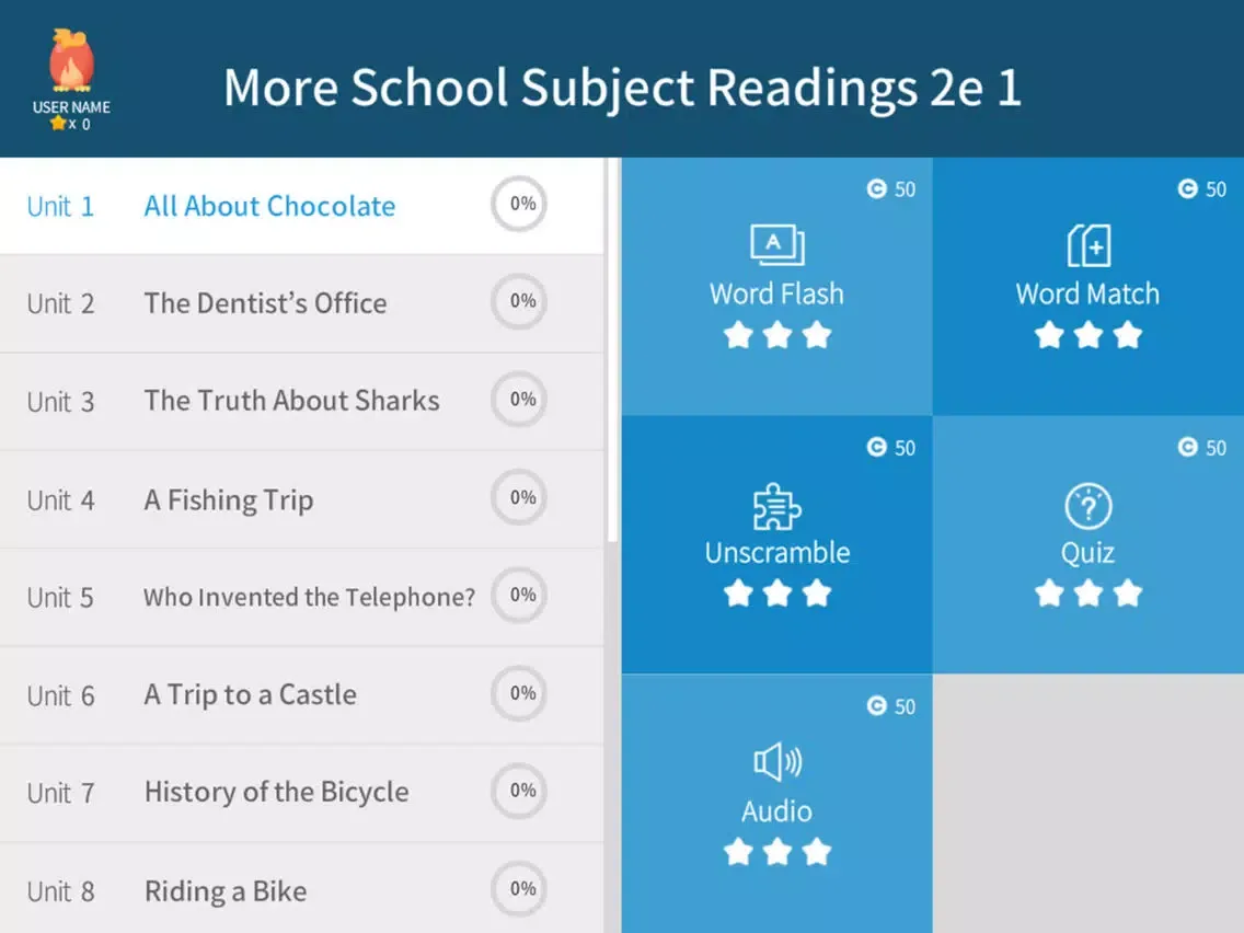 More School Subject Readings 2nd_1 iPad  سکرین شاٹس