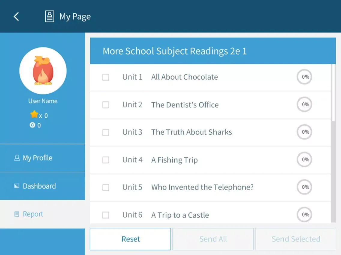 More School Subject Readings 2nd_1 iPad  سکرین شاٹس