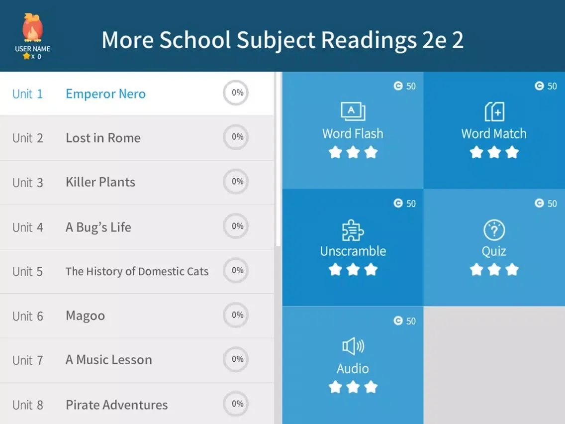 More School Subject Readings 2nd_2 iPad  Screenshots