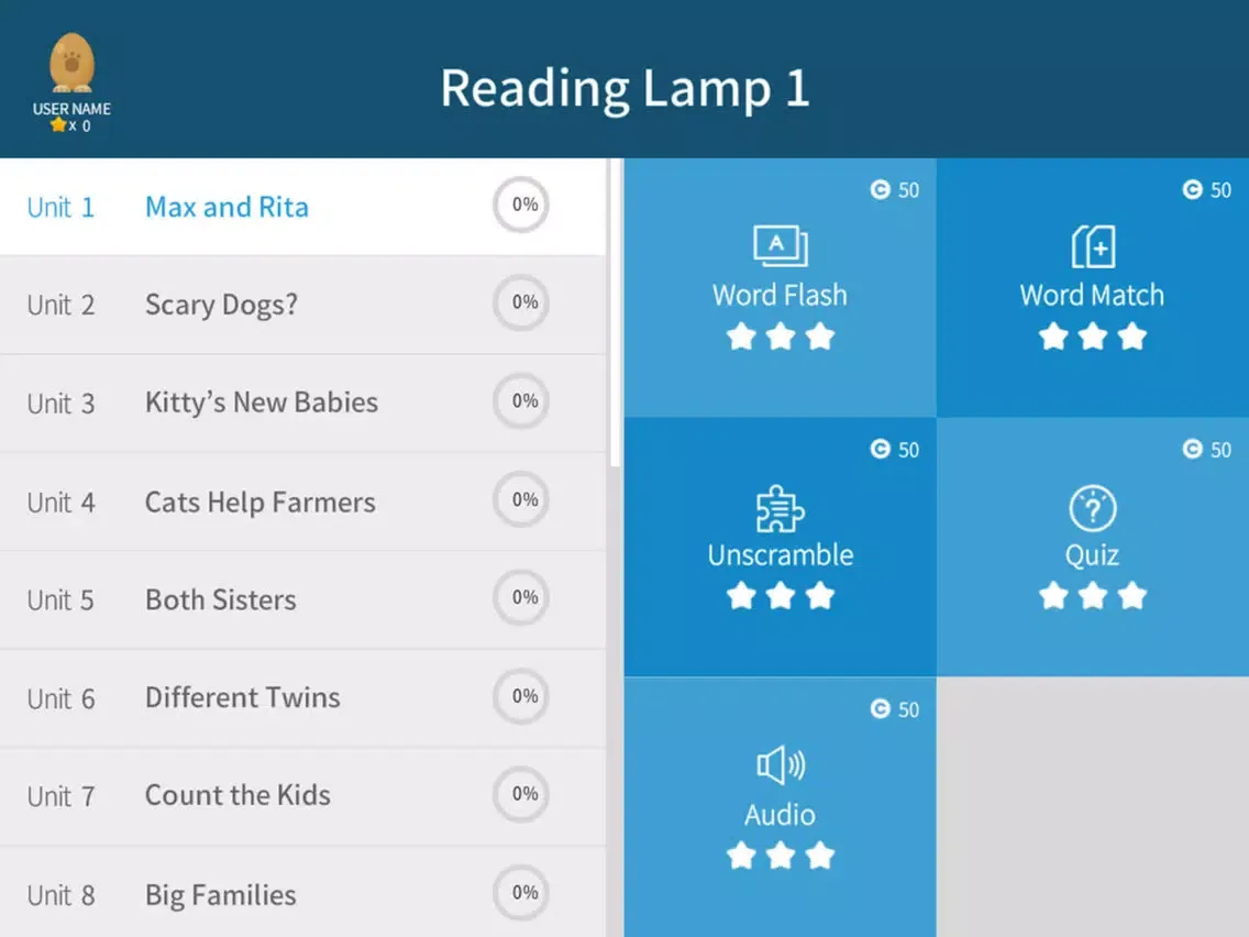 Tangkapan layar Reading Lamp 1 iPad 