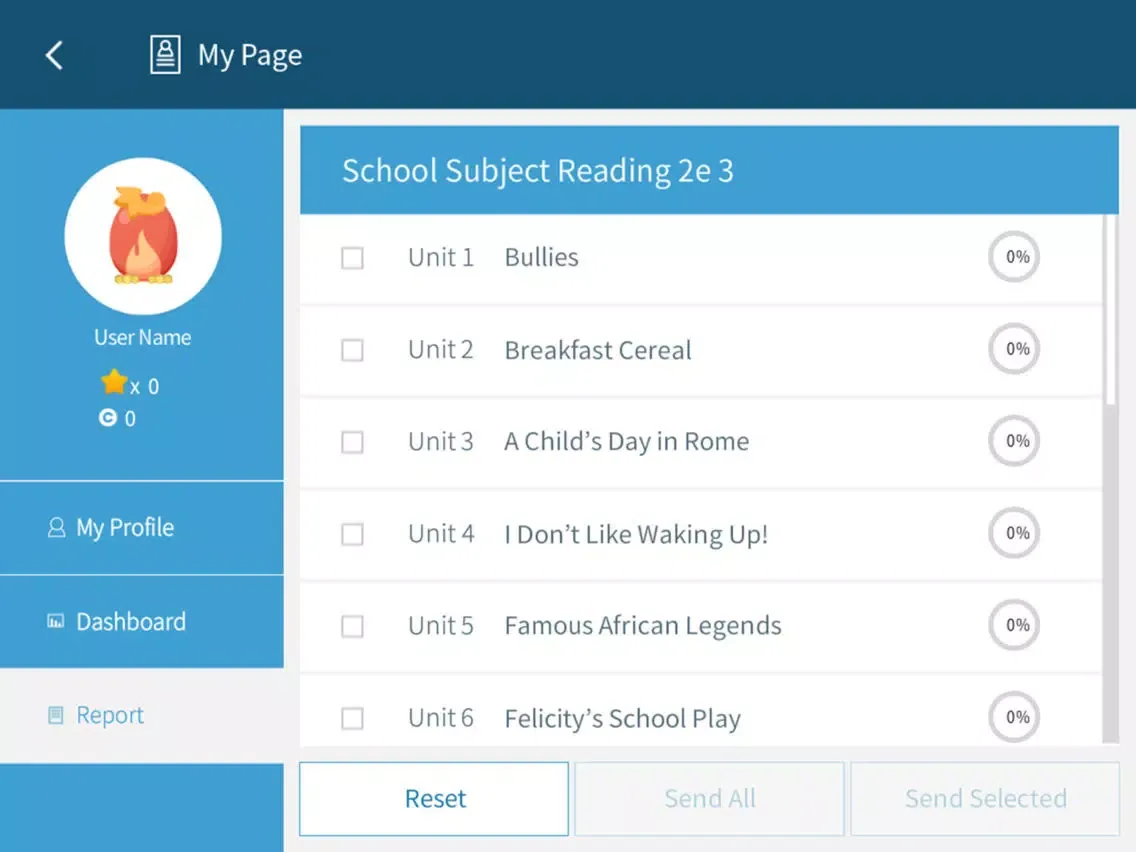 Ảnh chụp màn hình của School Subject Readings 2nd_3 iPad 