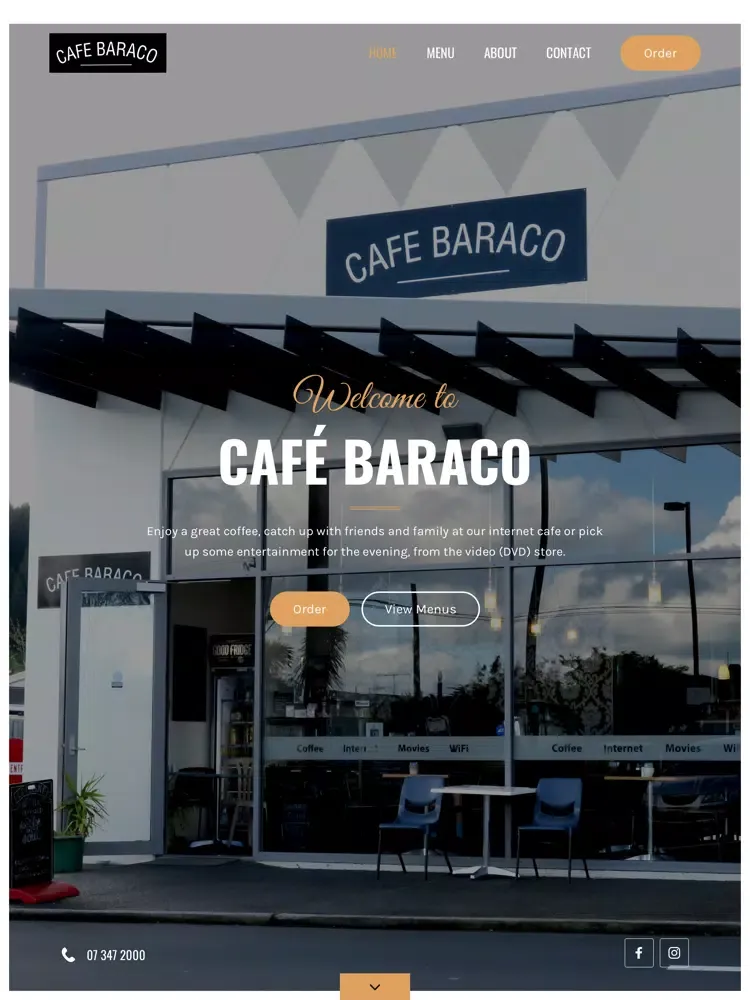 Capturas de tela do Cafe Baraco iPad 