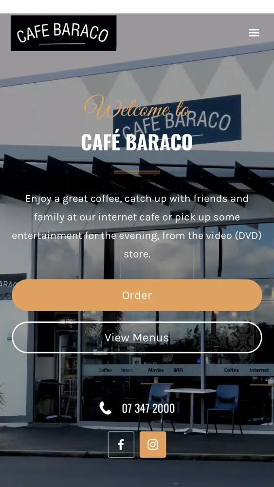 Capturas de tela do Cafe Baraco