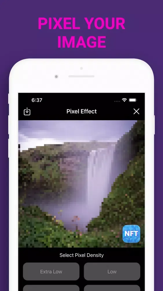 Capturas de pantalla de NFT Pixel Art Creator