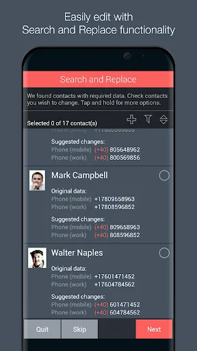 Contacts Optimizer স্ক্রিনশট