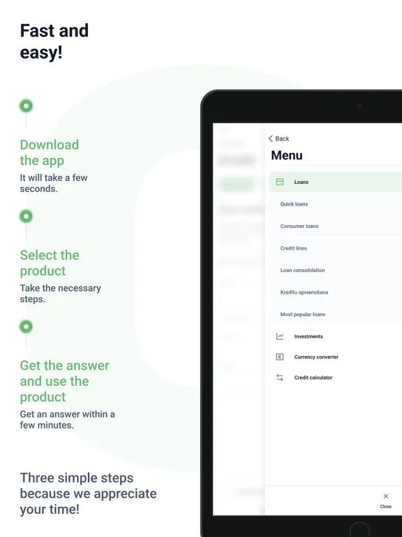 Comperia - choose and get iPad  Screenshots