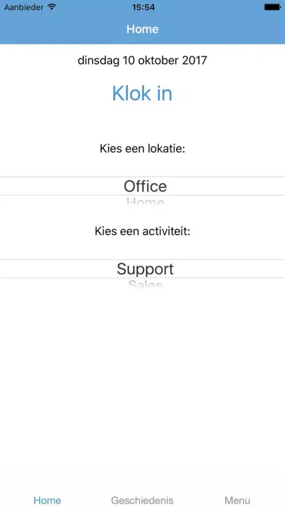 Werkdagen Tijd App স্ক্রিনশট