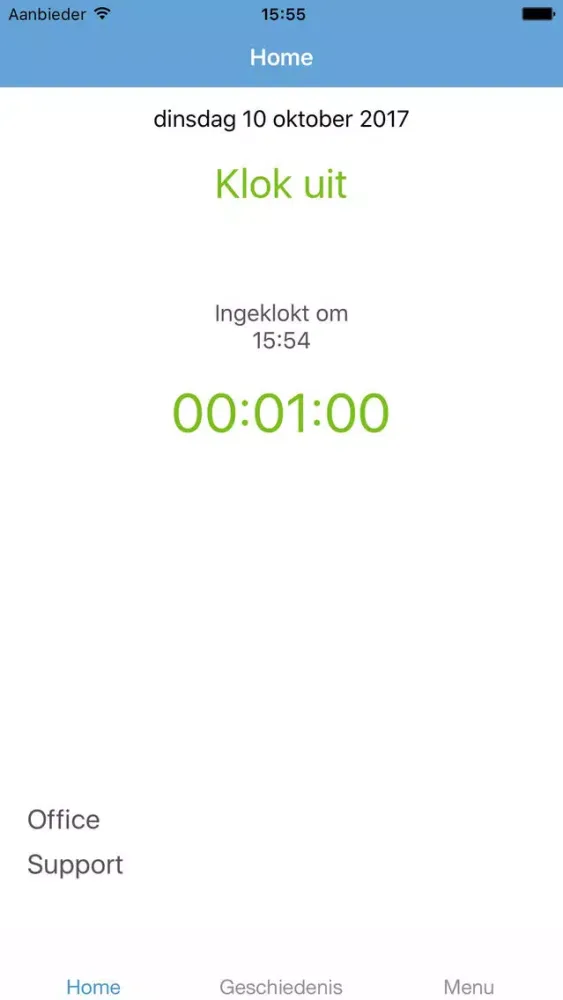 Werkdagen Tijd App স্ক্রিনশট