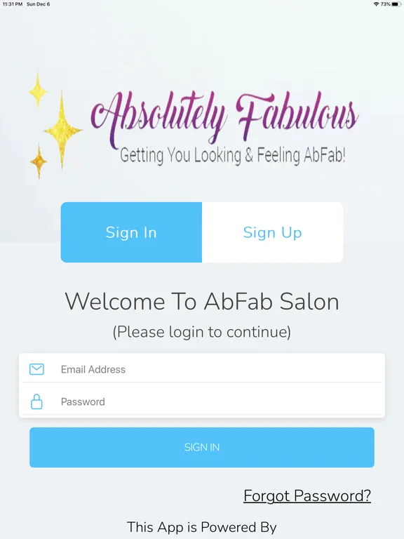 Ảnh chụp màn hình của AbFab Salon iPad 