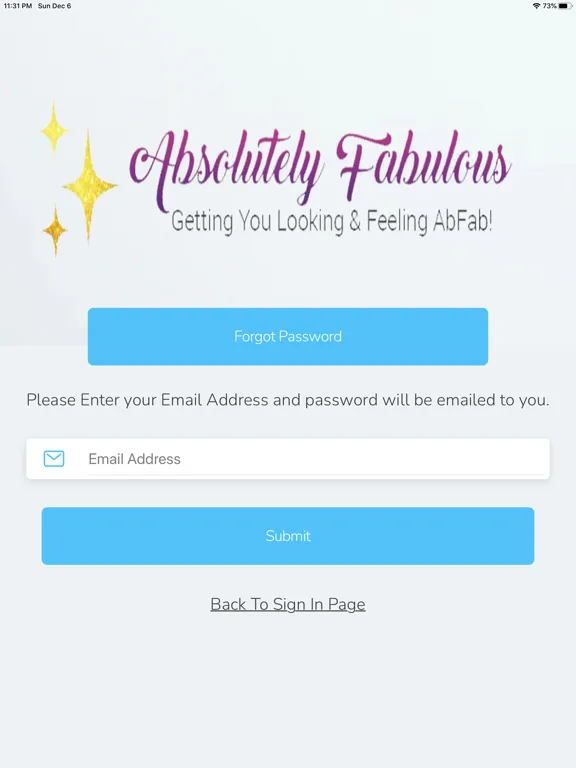 Ảnh chụp màn hình của AbFab Salon iPad 