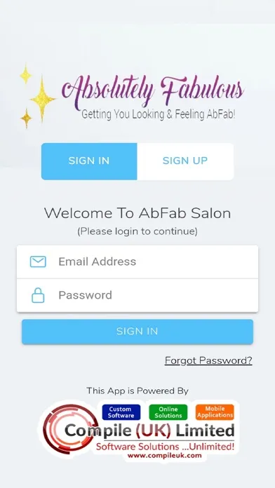 Ảnh chụp màn hình của AbFab Salon