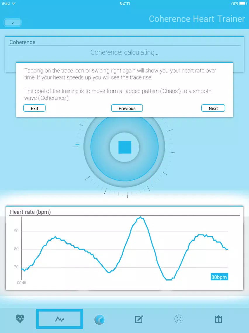 Coherence Heart Trainer iPad  스크린샷