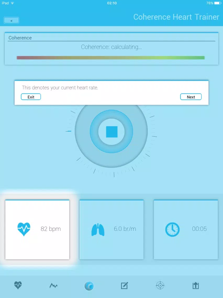 Coherence Heart Trainer iPad  스크린샷