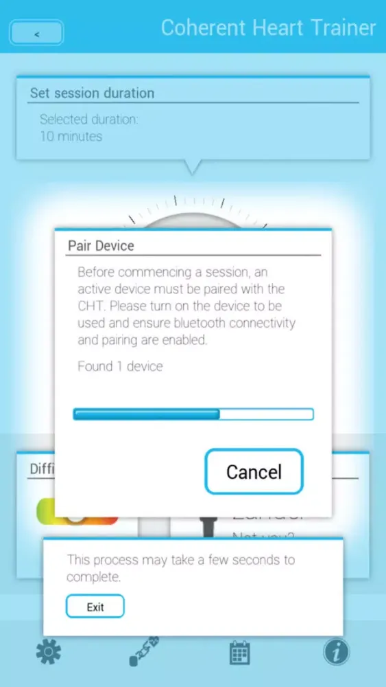 Tangkapan layar Coherence Heart Trainer