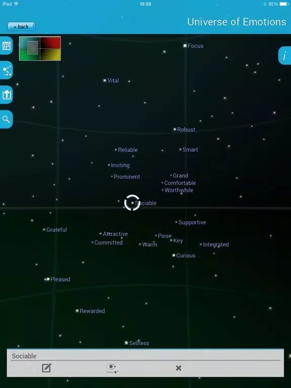 Universe of Emotions iPad  Screenshots