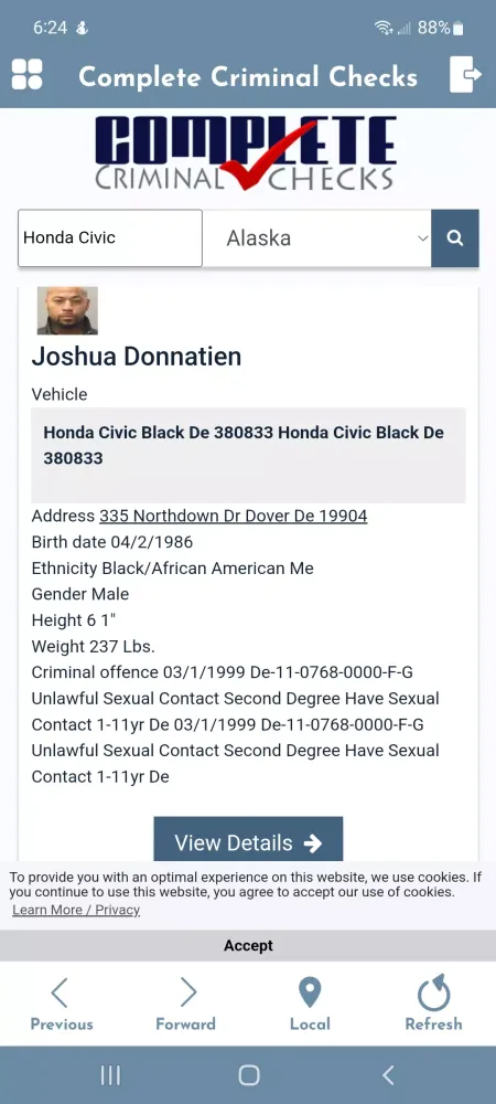 Complete Criminal Checks Screenshots