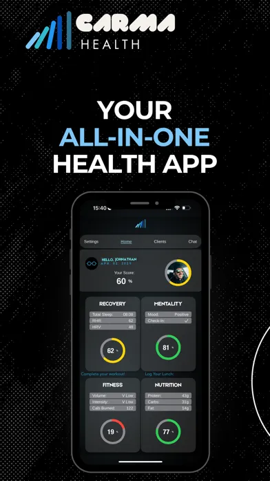 Capturas de pantalla de CARMA HEALTH