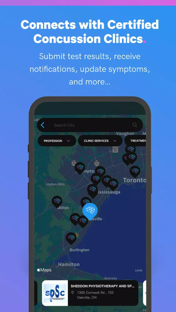 Capturas de pantalla de Concussion Tracker