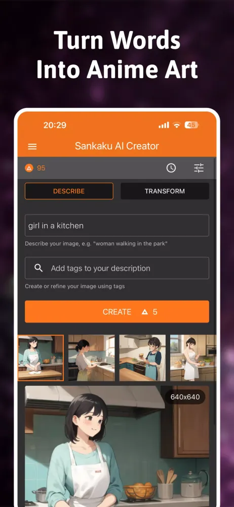 Sankaku Anime & AI Girlfriend Screenshots