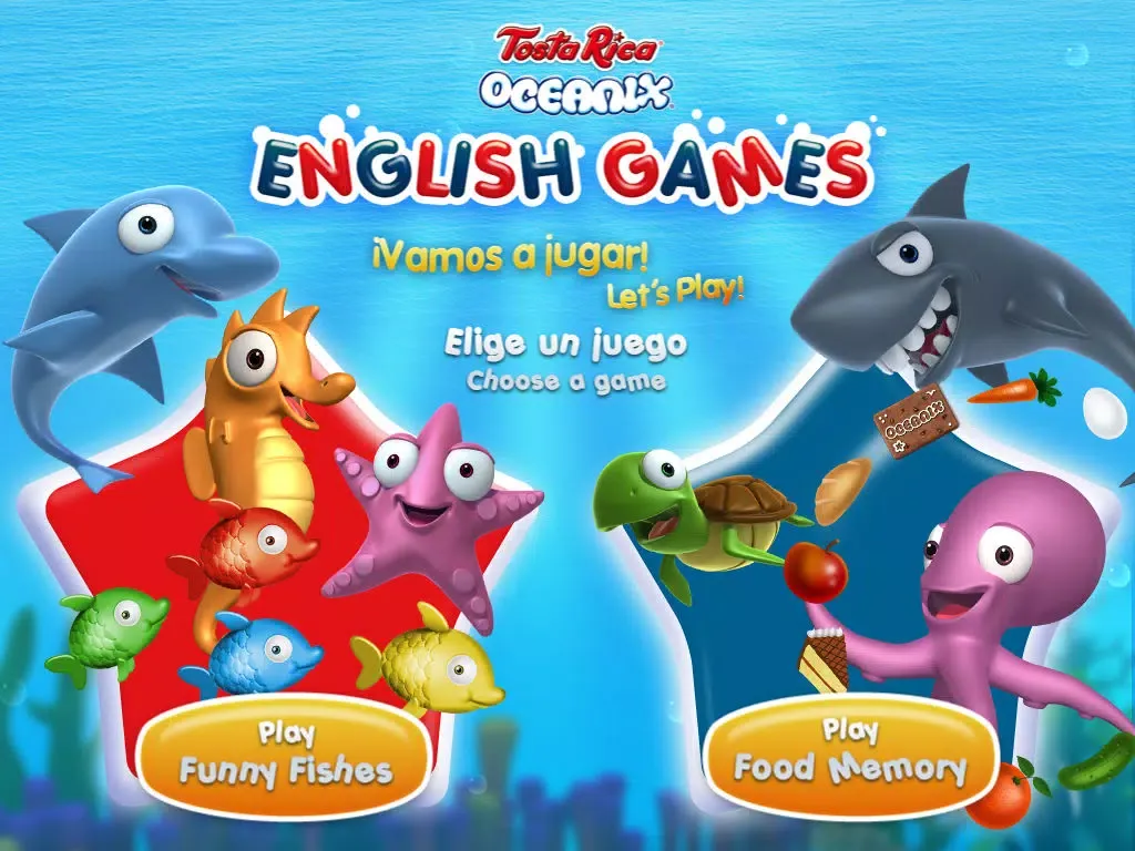 ภาพหน้าจอของ Oceanix: English Games iPad 