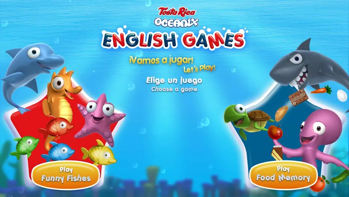 ภาพหน้าจอของ Oceanix: English Games