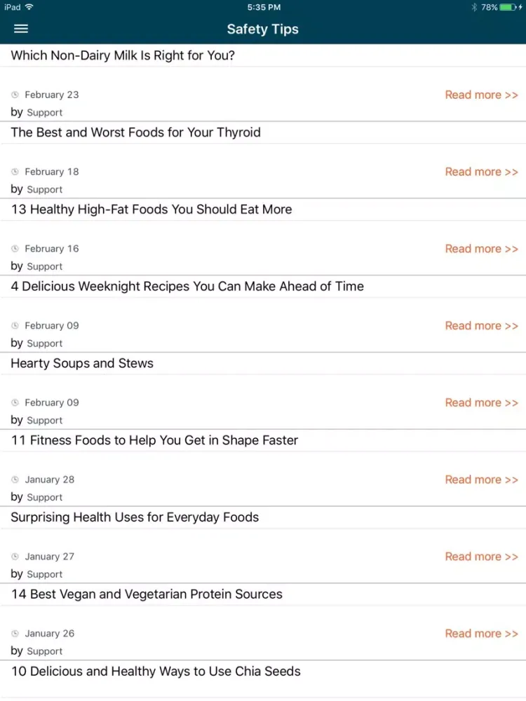 Capturas de tela do PBD Health Rewards iPad 