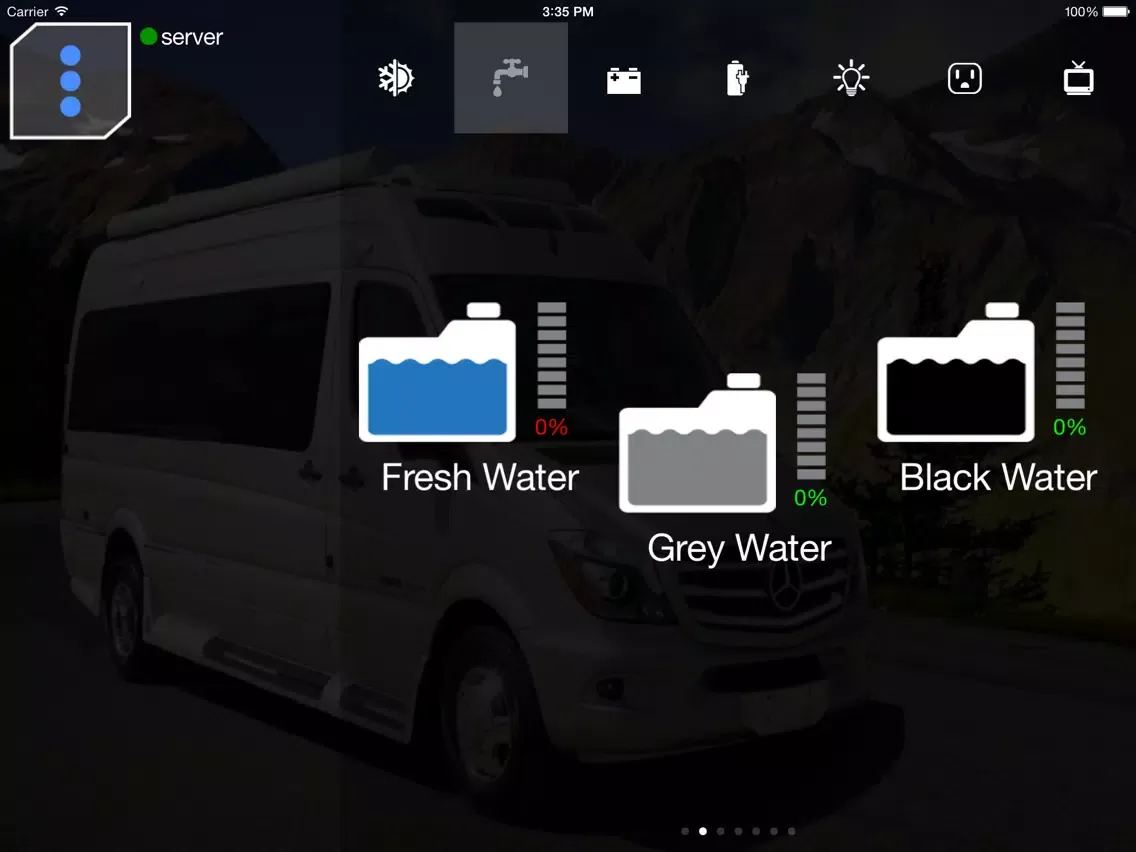 Captures d'écran de Roadtrek Coach Connect iPad 