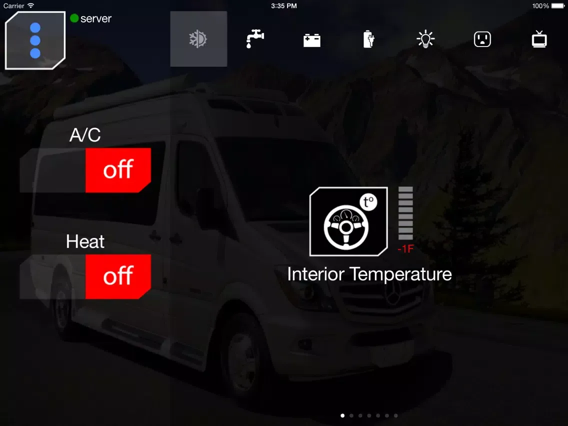 Captures d'écran de Roadtrek Coach Connect iPad 