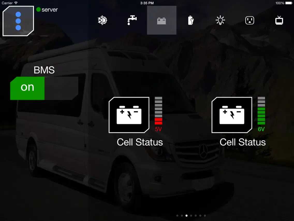 Captures d'écran de Roadtrek Coach Connect iPad 