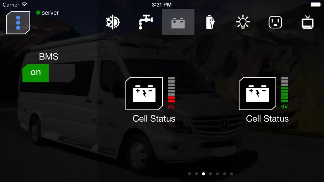 Captures d'écran de Roadtrek Coach Connect