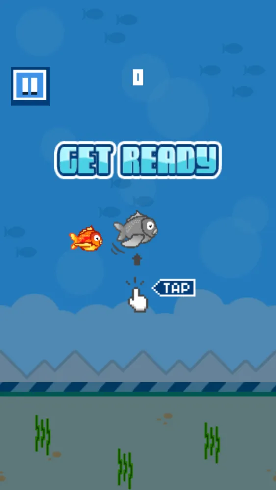Little Flipper Fall- The Adventure of a Tiny, Flappy, Flying, Bird Fish with Splashy Birds Wings سکرین شاٹس