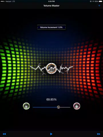 Zrzuty ekranu Volume Master - Dial in the sound of your music player with a control booster iPad 