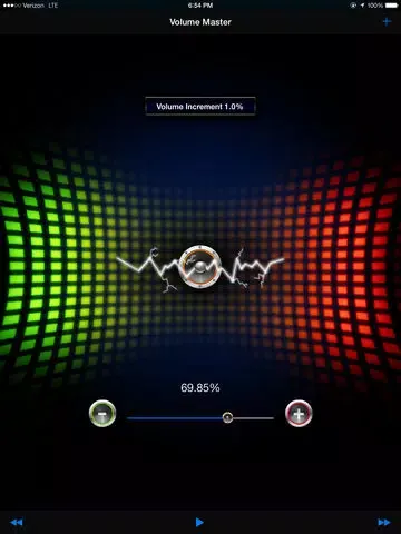 Volume Master - Dial in the sound of your music player with a control booster iPad  স্ক্রিনশট