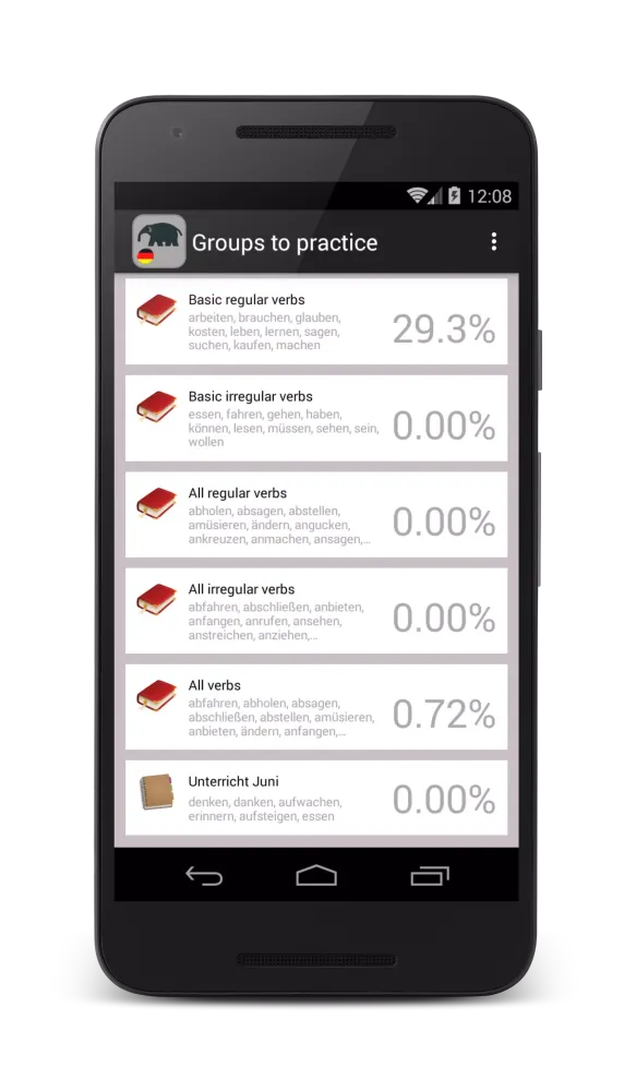 Screenshot di Verben - Trainer