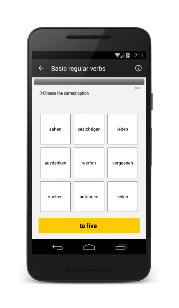Screenshot di Verben - Trainer